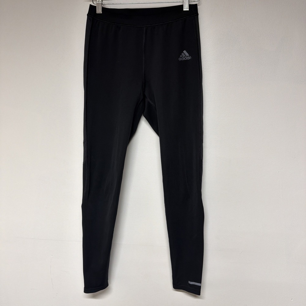 Adidas Womens Performance Leggings Black Medium Ankle Athletic Running Training